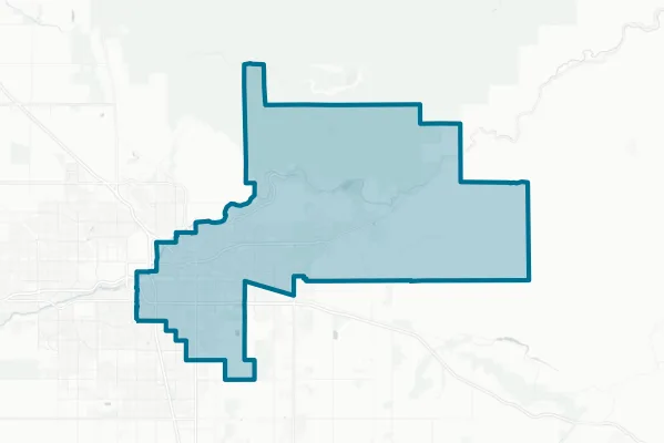 Bakersfield City School District — detail map
