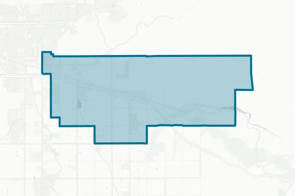 Edison Elementary School District — detail map