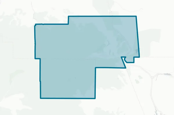 El Tejon Unified School District — detail map