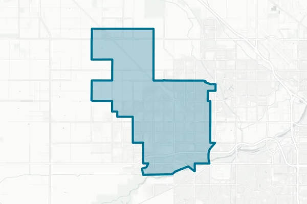 Rosedale Union School District — detail map