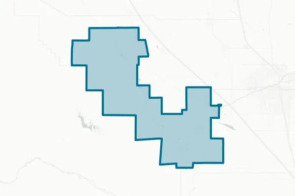 Taft Union High School District — detail map