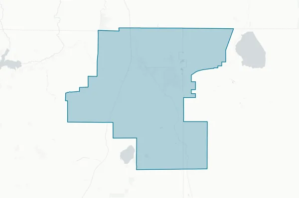 Sierra Sands Unified School District — detail map
