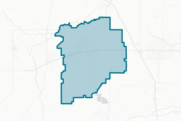 Hanford Joint Union High School District — detail map