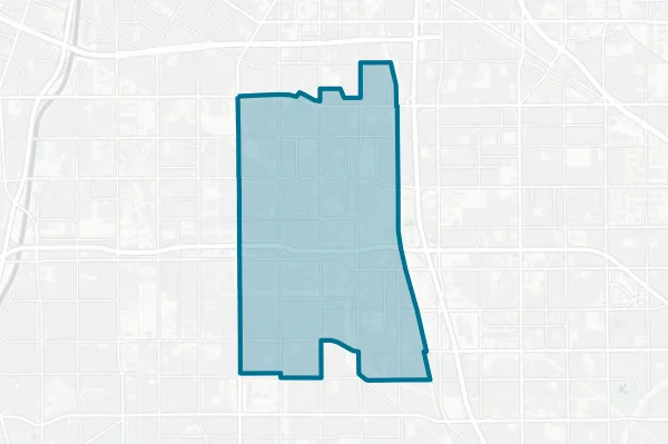Bellflower Unified School District — detail map