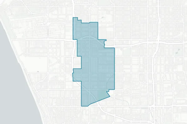Centinela Valley Union High School District — detail map