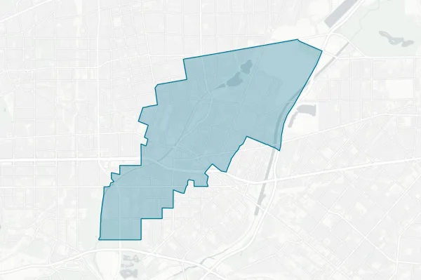 El Monte City School District — detail map