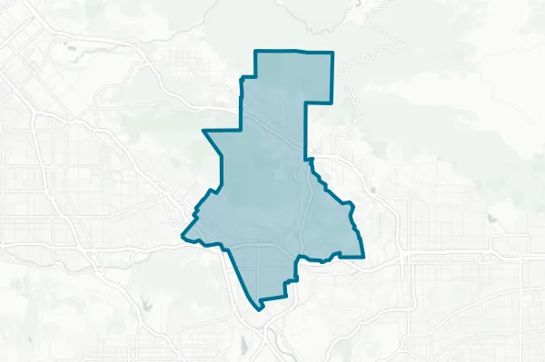 Glendale Unified School District — detail map