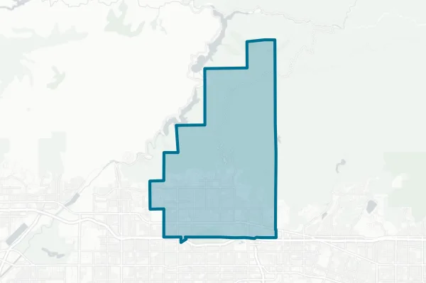 Glendora Unified School District — detail map