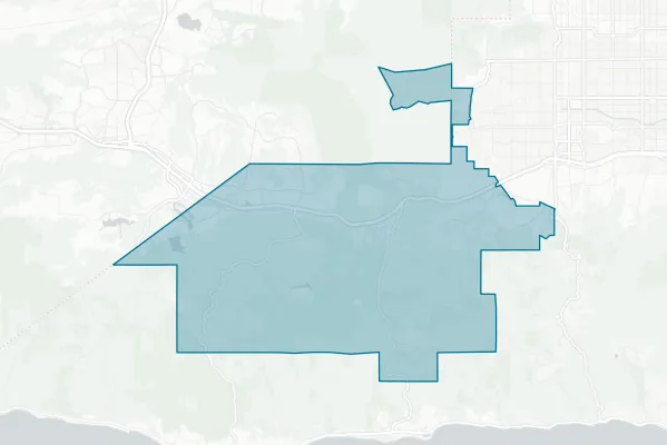 Las Virgenes Unified School District — detail map