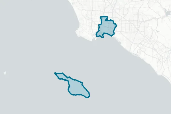 Long Beach Unified School District — detail map