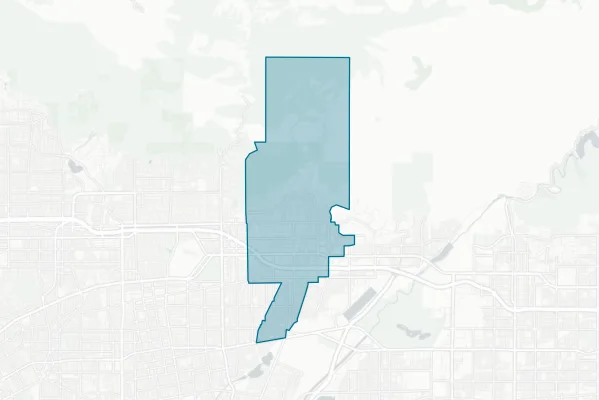 Monrovia Unified School District — detail map