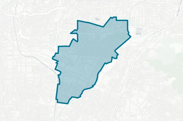 Montebello Unified School District — detail map