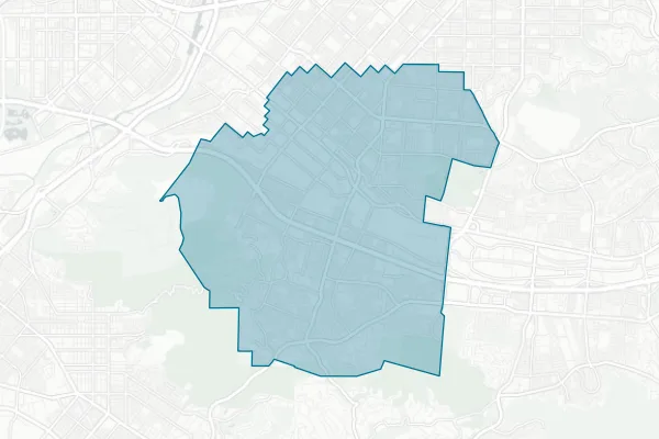 Hacienda La Puente Unified School District — detail map