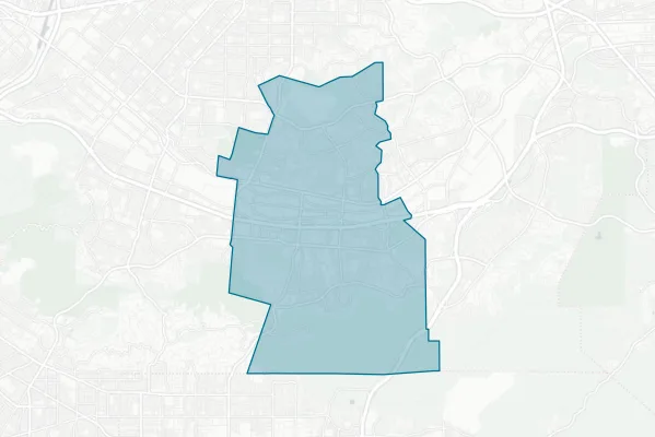 Rowland Unified School District — detail map