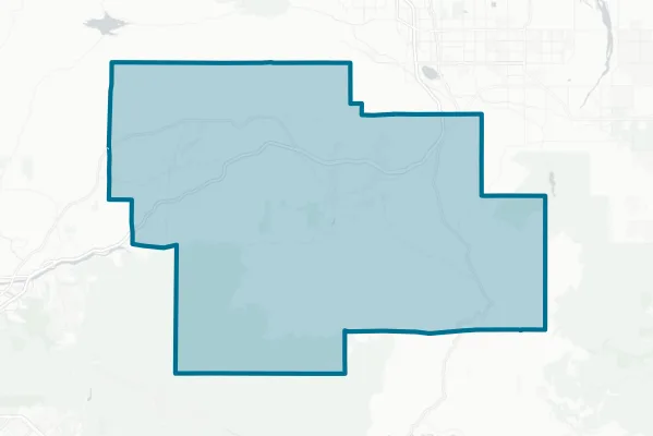 Acton-agua Dulce Unified School District — detail map