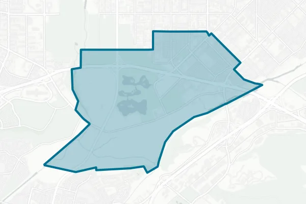 Valle Lindo School District — detail map