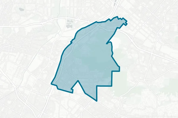 Whittier City School District — detail map