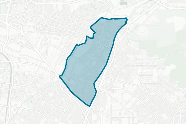 El Rancho Unified School District — detail map