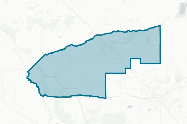Chowchilla Union High School Distirct — detail map