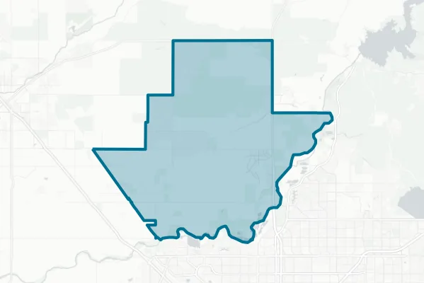 Golden Valley Unified School District — detail map