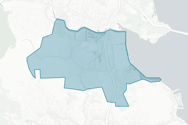 Larkspur-corte Madera School District — detail map