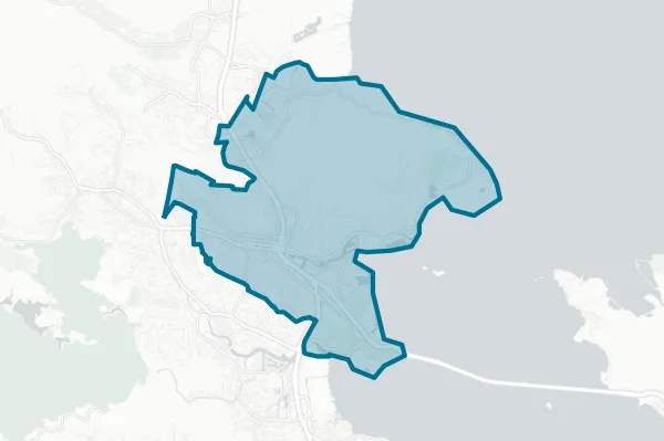San Rafael City High School District — detail map