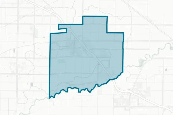 Delhi Unified School District — detail map