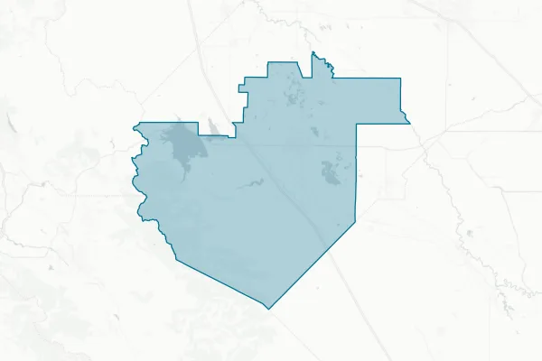 Los Banos Unified School District — detail map