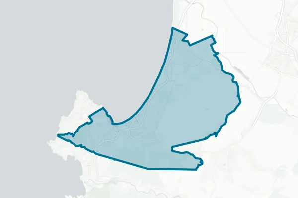 Monterey Peninsula Unified School District — detail map