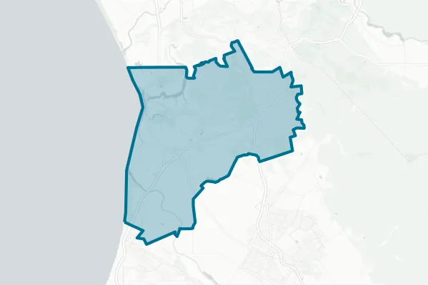 North Monterey County Unified School District — detail map