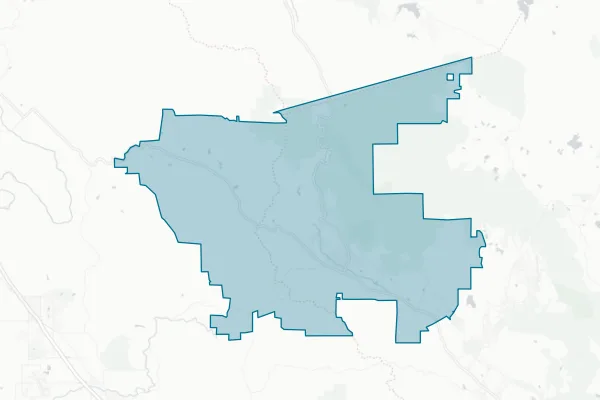 Calistoga Joint Unified School District — detail map