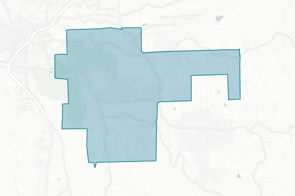 Union Hill Elementary School District — detail map