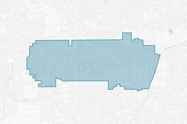 Anaheim Union High School District — detail map