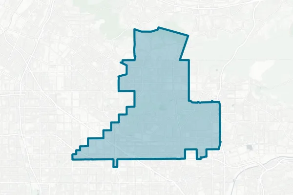 Fullerton Joint Union High School District — detail map