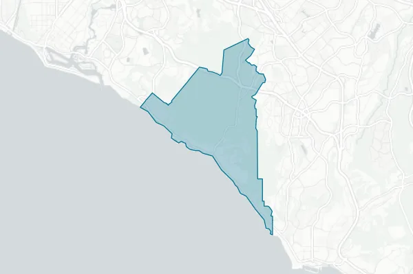 Laguna Beach Unified School District — detail map