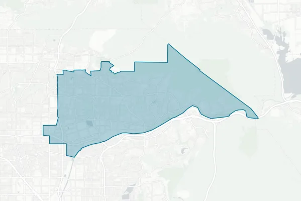 Placentia-Yorba Linda Unified School District — detail map