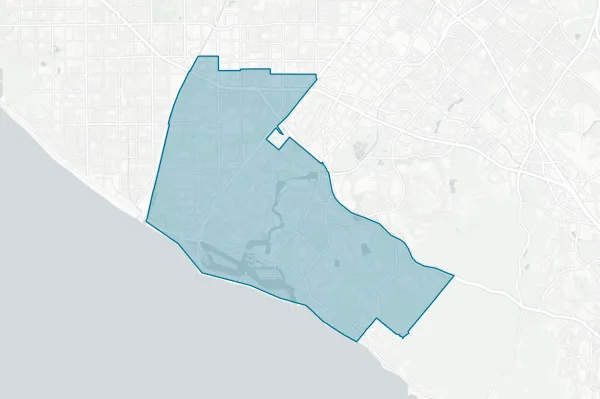 Newport-mesa Unified School District — detail map