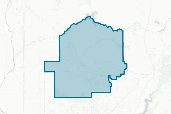 Western Placer Unified School Distrcit — detail map
