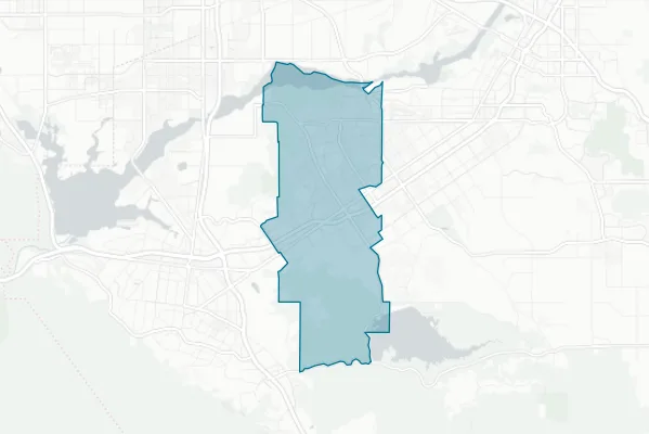 Alvord Unified School District — detail map
