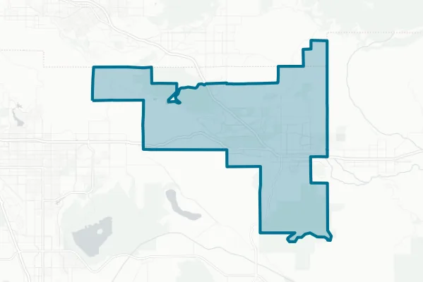 Beaumont Unified School District — detail map