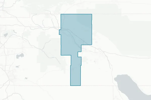 Palm Springs Unified School District — detail map