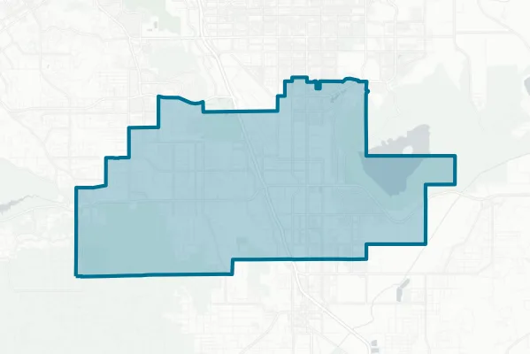 Val Verde Unified School District — detail map