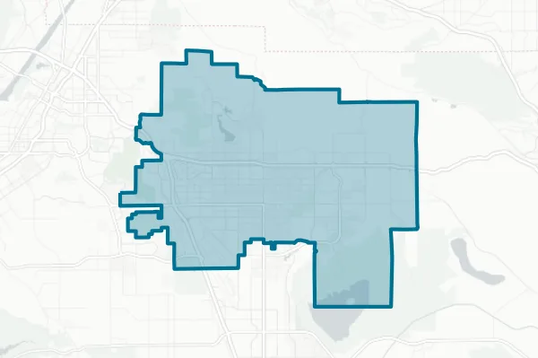 Moreno Valley Unified School District — detail map