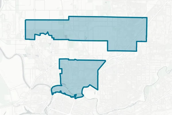 Twin Rivers Unified School District — detail map