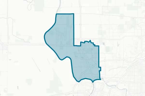 Natomas Unified School District — detail map