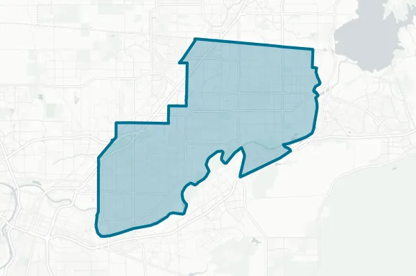 San Juan Unified School District — detail map