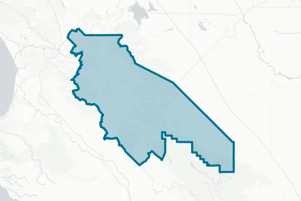 San Benito High School District — detail map