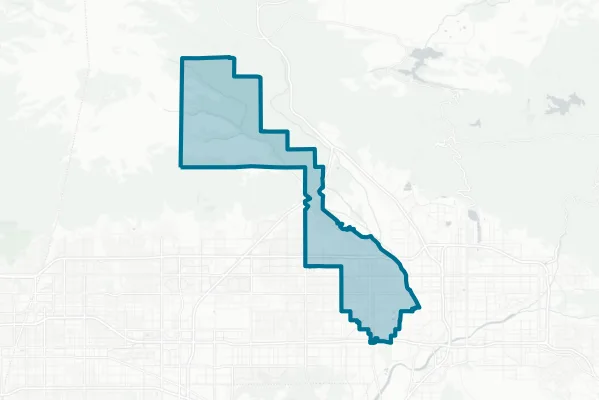 Rialto Unified School District — detail map
