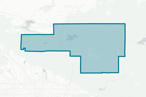 Rim of the World Unified School District — detail map