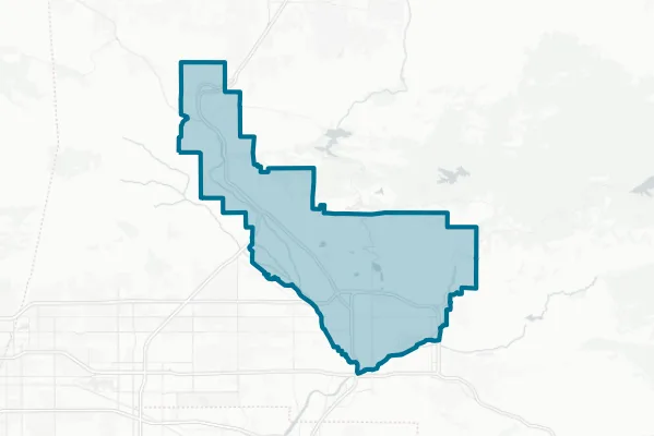 San Bernardino City Unified School District — detail map